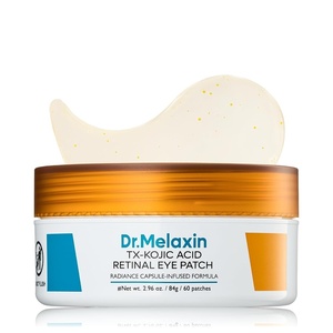 Dr.Melaxin TX Kojic Acid Retinal Eye Patch for Dark Circles and Puffiness, Radiance Capsule-Infused Anti-Aging Eye Mask for Wrinkles, K-Beauty Skincare, 2.96 oz / 84g (60 Patches)(TX-Kojic Acid)